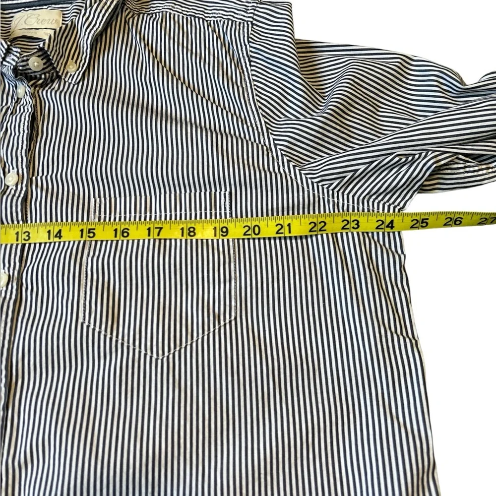 J. Crew blue/white striped dress shirt - Picture 13 of 15